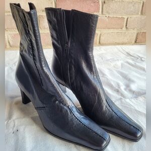 Sesto Meucci Black Heeled Boots